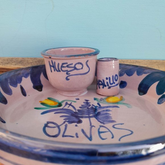 Olive Dish, Hand Painted Ceramic | Tapas - Picture 3 of 6